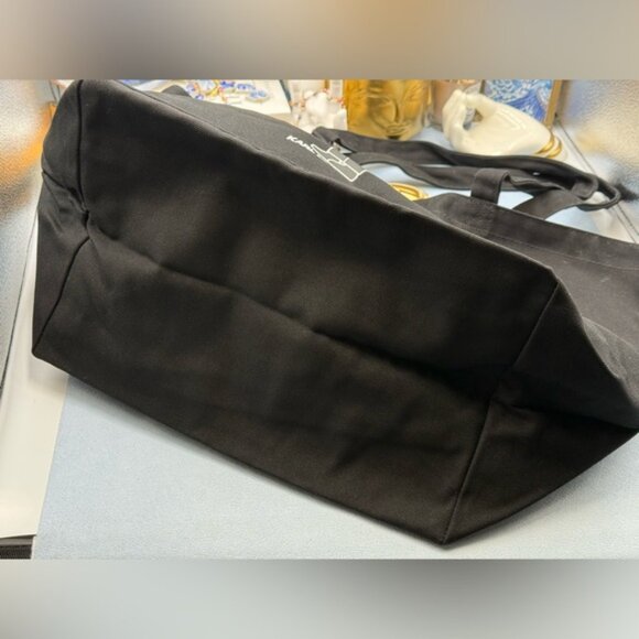 🆕 KARL LAGERFELD PARIS 🧿 NWT Black Ikonik 2.0 Tote Bag, Cartoon Karl Graphic - Picture 10 of 16